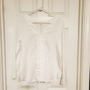 VETTA The Minimal Blouse xs White reversible